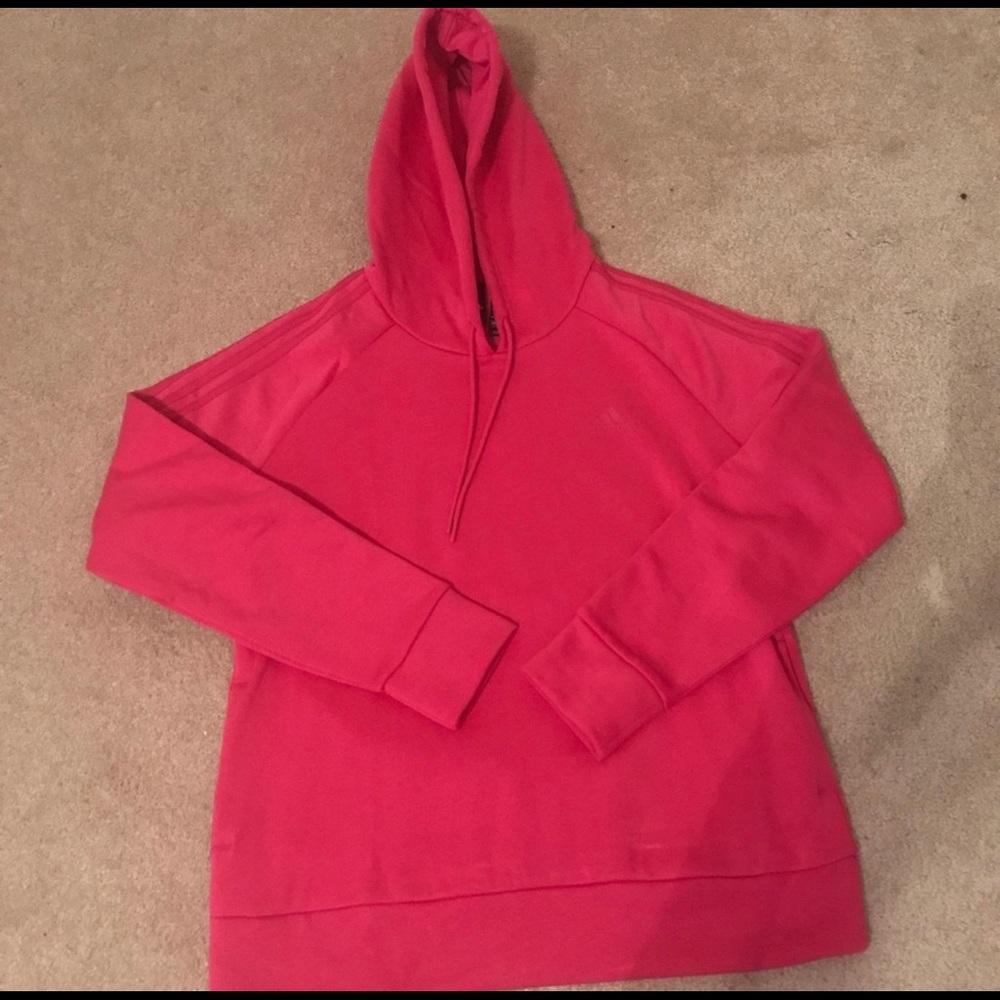 Adidas Hoodie Women’s Size Large Hot Pink